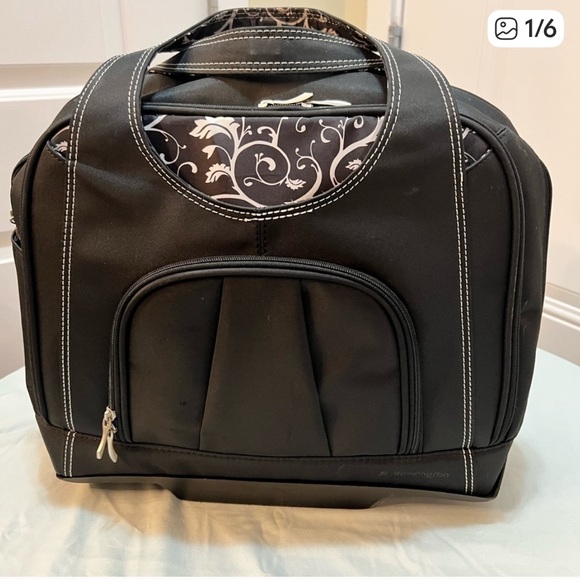 Kensington Contour Laptop  two wheels roll-on bag - Picture 1 of 15
